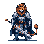 Lion Knight: Majestic Warrior Ready for Battle