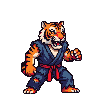 Fierce Tiger Fighter: Retro Arcade Combat Ready