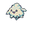 A fluffy, cream-colored cloud creature with stubby limbs playfully tumbles through the air.