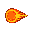 Fiery orb projectile with a trailing plume of embers.