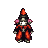 A small rat wearing a red mage hat and robes, with glowing paws, looking forward.