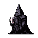 Dark Knight's Flame: Ominous Guardian with Mysterious Light