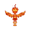 Fiery Pixie Spirit: Ethereal Glow