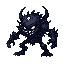 Shadow Demon: Glowing Eyes, Menacing Grin