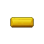 A lustrous golden bar with a subtle sheen against a black background.