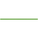 A horizontal line with a smooth green gradient across a transparent background.