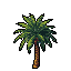 Vibrant Palm Tree: Tropical Solitude