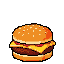 Retro Burger Bliss: Deliciously Crafted Digital Treat