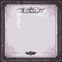 Rustic dialogue box with ornate border and decorative banner.