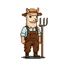 Alpaca Farmer Ready for Work | Whimsical Countryside Charm