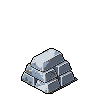 Isometric Silver Ingots: Digital Wealth & Resourcefulness