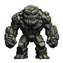 Pixel Art: rock monster