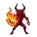 Fiery Demon Unleashes Infernal Flame