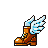 Retro Winged Boot: Speed Boost Adventure Game Icon